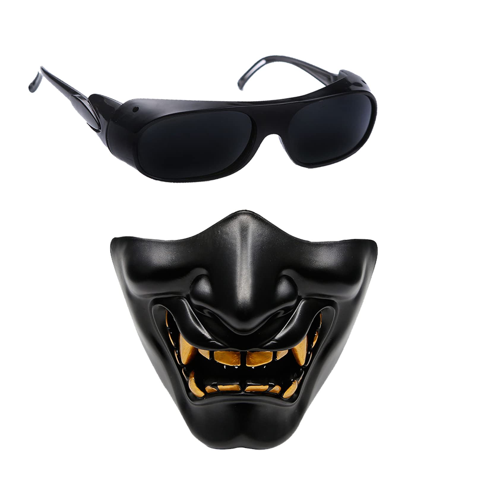 Amazon.co.jp: sac taske 般若 ハーフマスク 鬼面 はんにゃ お面