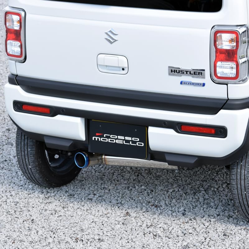 ハスラー MR52S 4WD ターボ マフラー ロッソモデロ Amazon | ロッソモデロ IKUSA-Ti スズキ ハスラー MR52S 4WD ターボ NA