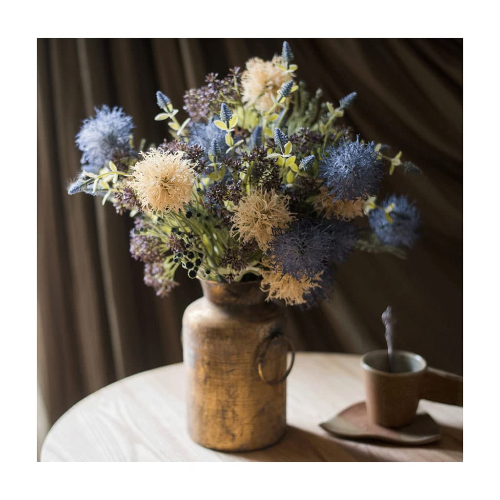 DFGHNBVC Artificial Flowers For Decoration Artificial Flower Arrangements With Vase Fake Flowers Bonsai Artificial Floral Ornament For Home Kitchen Garden Party Décor Artificial F.A-B
