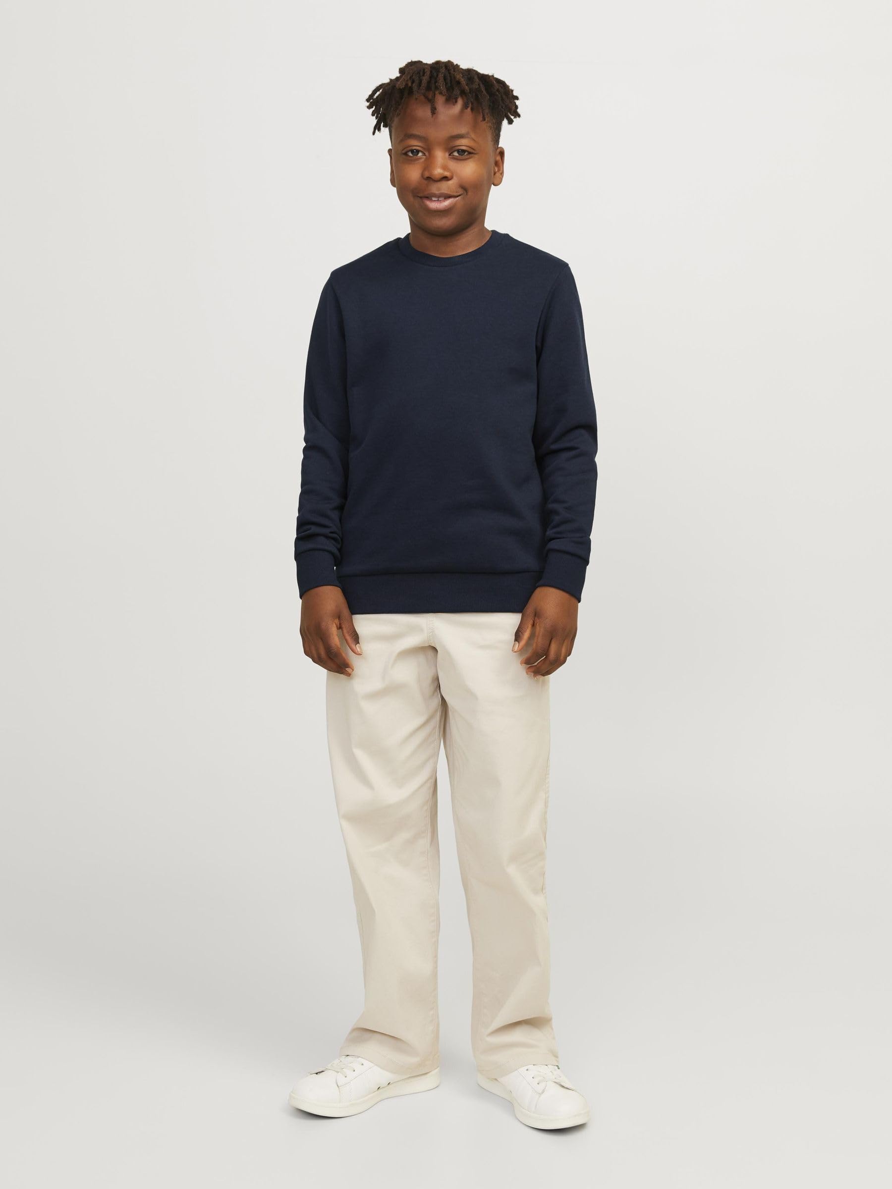 Jack & Jones Jjebradley Sweat Crew Noos Jnr Sudadera Niños (Pack de 1)