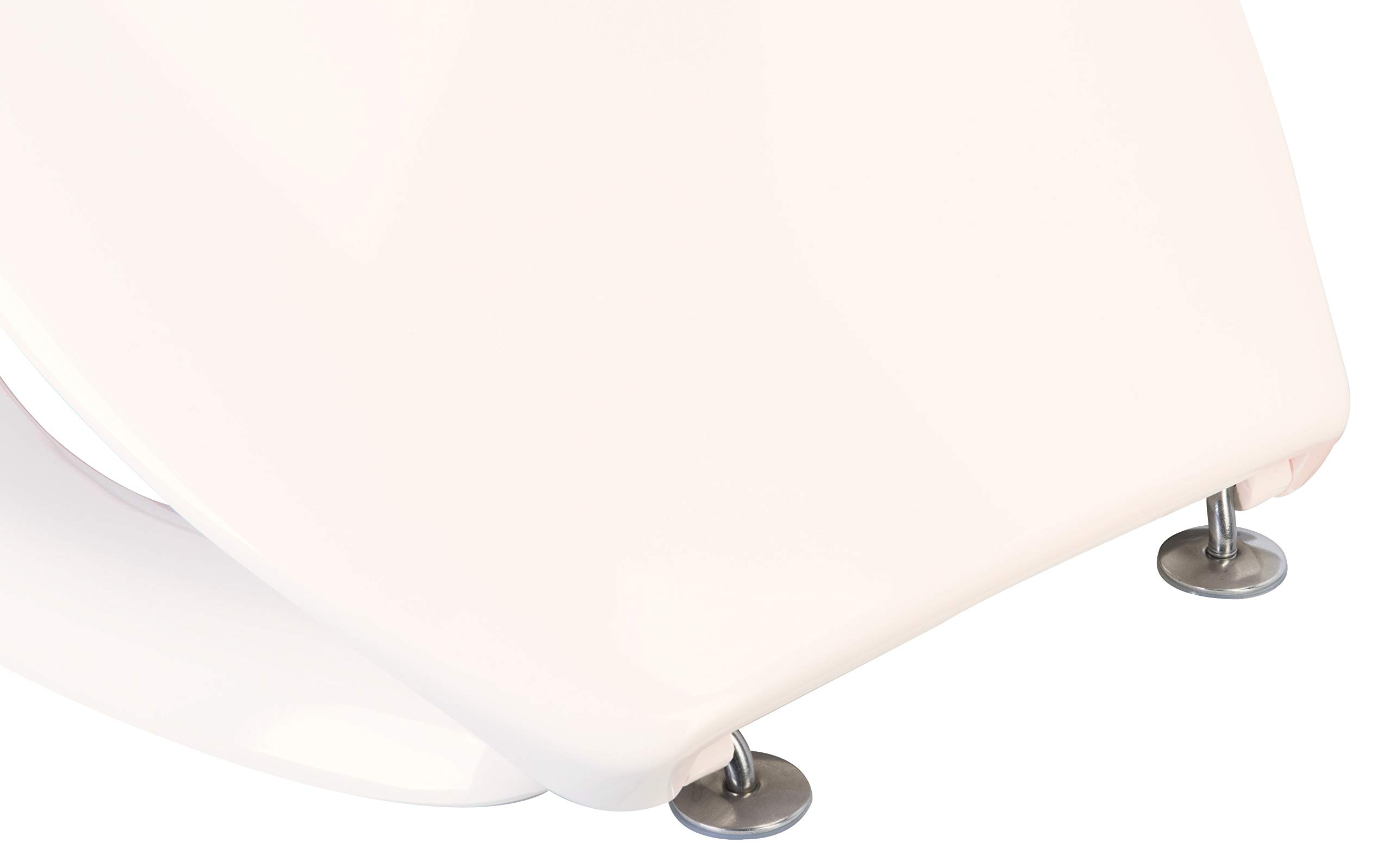 Cornat KSCET23 - Sedile WC "Cetina", in Duroplast, facile da pulire, design a tinta unita, si adatta a qualsiasi bagno/sedile WC/copriwater/copriwater/copriwater