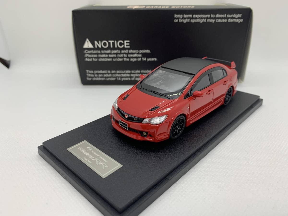 Amazon | GP 1/43 ミニカー シビック 無限 MUGEN RR RE/BK J-012 