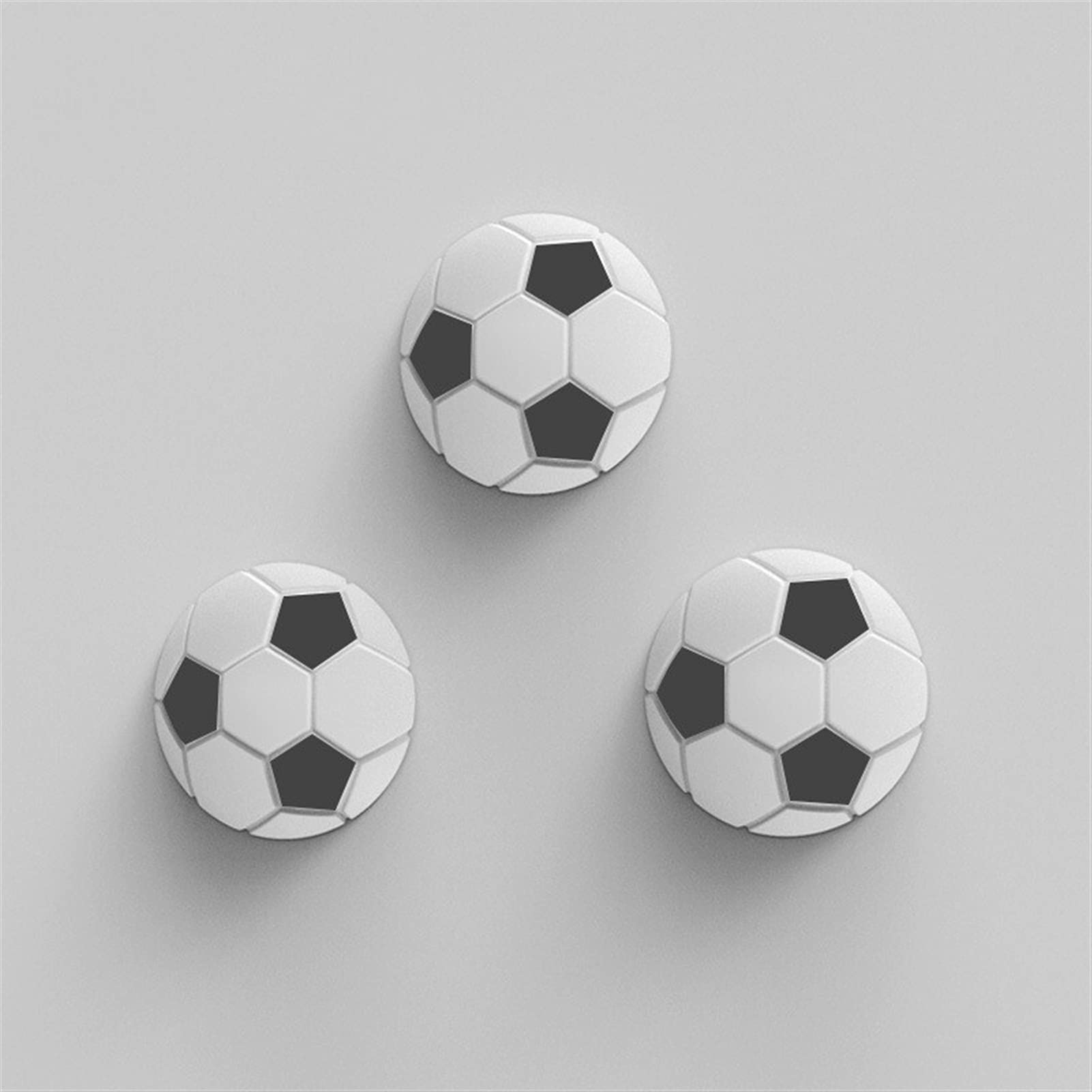 Wedges, 3pcs Silicone Door Handle Bumper Silencer Pad Safety Shock Absorber(B)