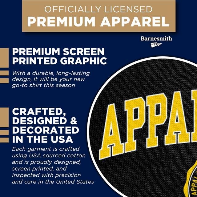 Barnesmith Short Sleeve T-Shirt, Unisex, Heritage Logo, NCAA Colleges - Image 4