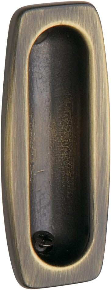Baldwin Estate 0458.150 Solid Brass Flush Pull in Satin Nickel