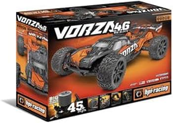 Amazon.com: HPI Racing 160180 Vorza 4.6 Truggy, 1/8 4WD RTR Big
