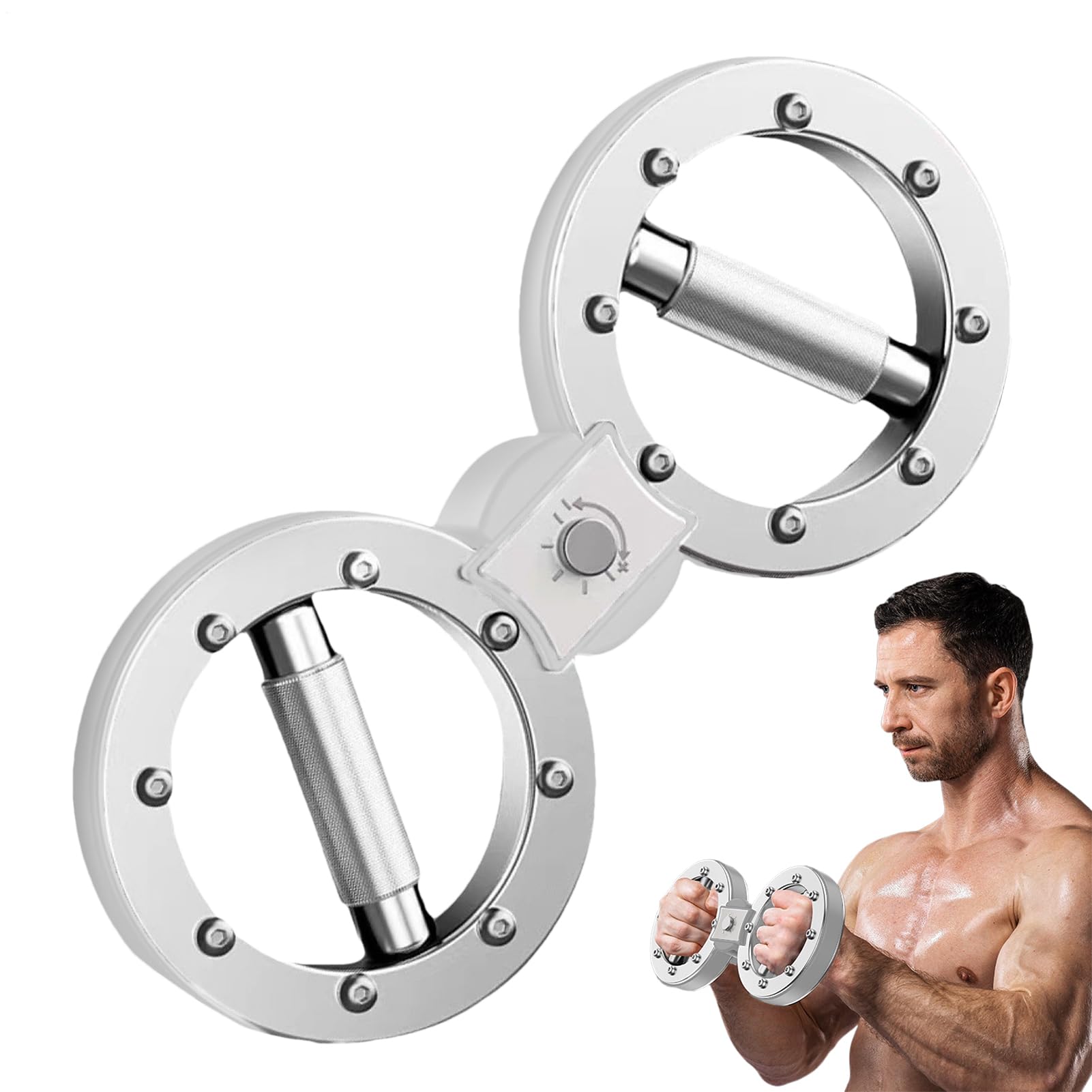360 Grad drehbarer Unterarm-Trainer – Verstellbarer, multifunktionaler Rotationstrainer | Griffkrafttrainer für Heimtraining | Grad Verbrennungsmaschine für Arm & Schulter Krafttrainer