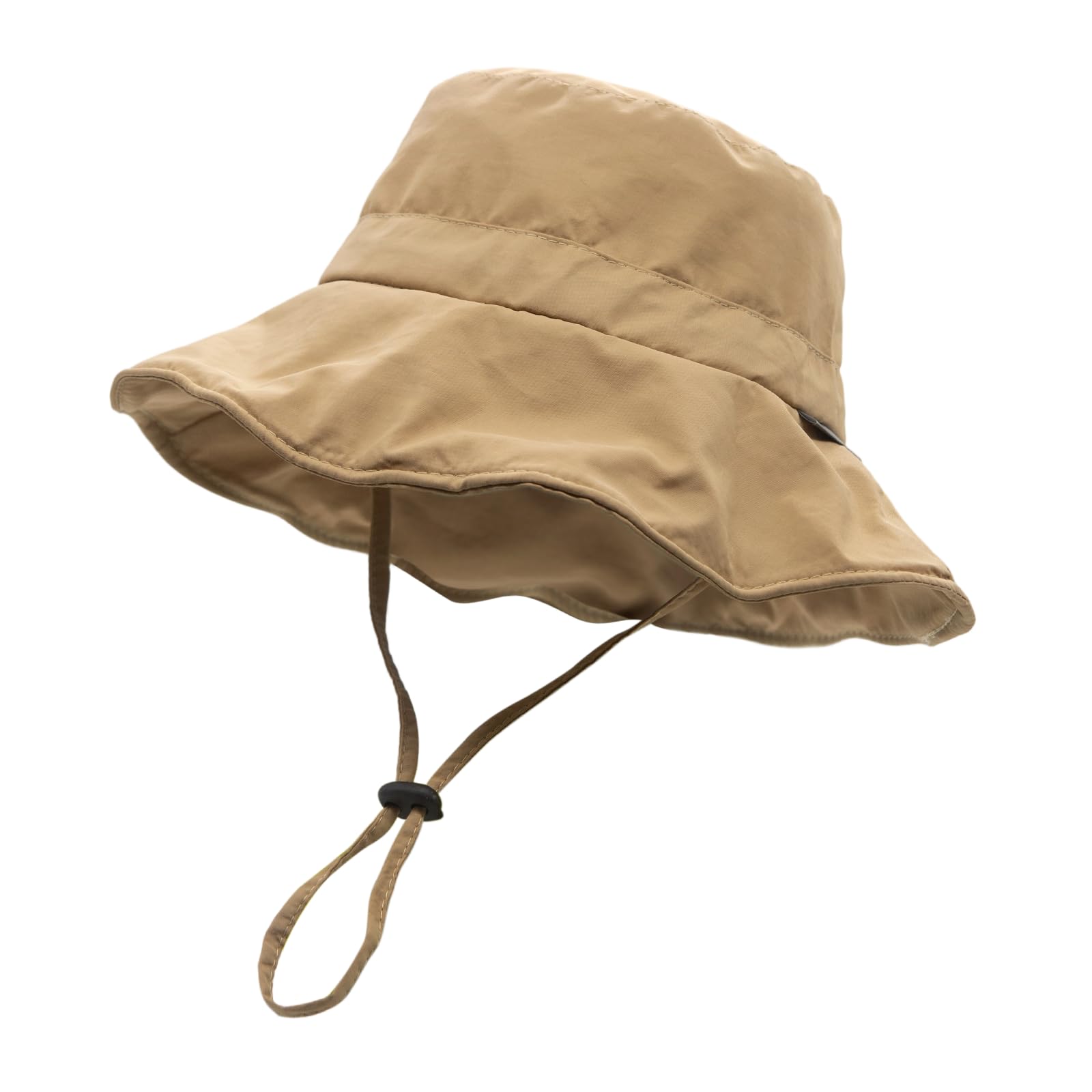 YAMEIZE Wasserdichter Eimerhut mit Schnur - für Damen Herren Verstellbarer Sonnenhut Fischerhut Packbarer UV400-Schutz Camping Fischer Wandern