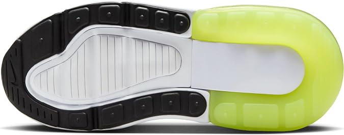 Nike Air Max 270 Little Kids' Shoes (AO2372-704, Light Lemon Twist/Black/Anthracite/White) Size 1.5