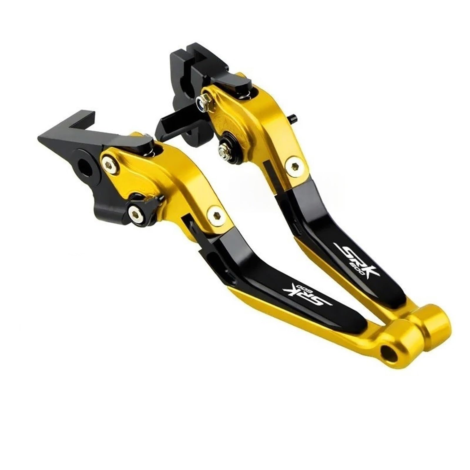 WKDYRIWO for QJ QJMOTOR SRK600RS SRK600 SRK 600 600RR 600RS Parts Motorcycle CNC Accessories Extendable Adjustable Brake Clutch Levers Motorcycle Brake Clutch Levers