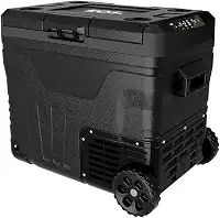 Freezer e Geladeira Portátil Eos 50 Litros Dupla Ação Quadrivolt Preto Efc50 110v/220v/12v/24v