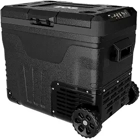 Freezer e Geladeira Portátil Eos 50 Litros Dupla Ação Quadrivolt Preto Efc50 110v/220v/12v/24v