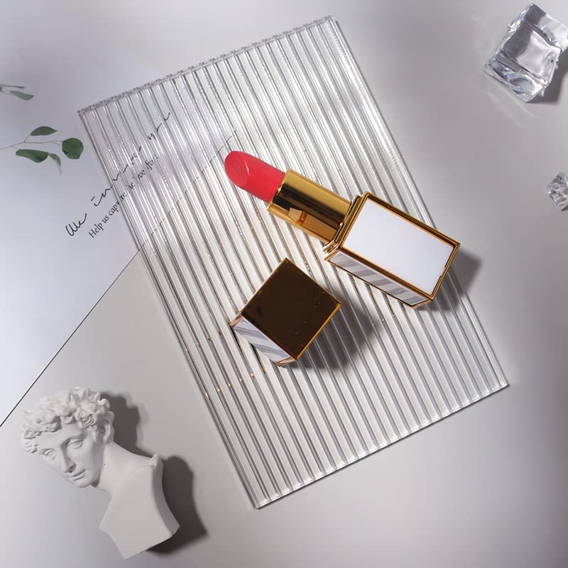 Tavolette In Acrilico Trasparente GISELA D - Set 4 Pezzi Per Foto Prodotti | 8 Cm, Accessori Fotografici - Foto 2