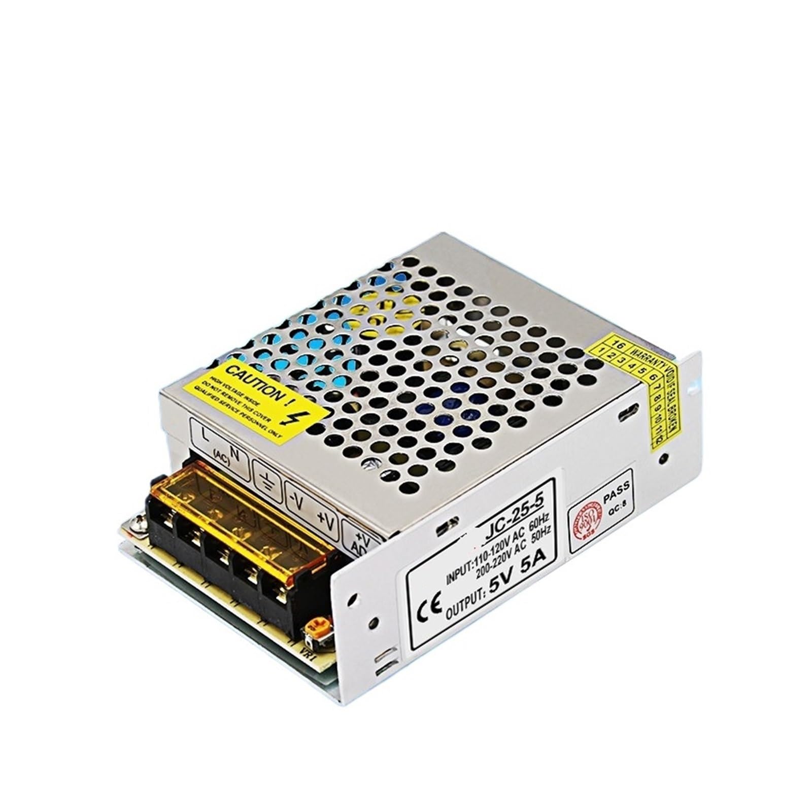 Transformateur 5V 5A alimentation à découpage régulée CC affichage LED