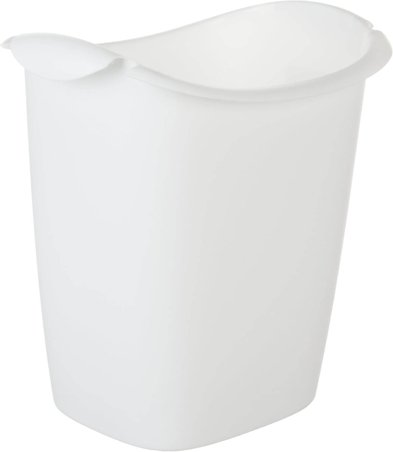 Rubbermaid Small Trash Can, Plastic, 3.5-Gallon/14-Court, White Wastebasket for Kitchen/Office/Bedroom/Bathroom