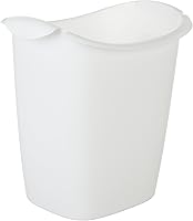 Vista 2 de Rubbermaid Small Trash Can, Plastic, 3.5-Gallon/14-Court, White Wastebasket for Kitchen/Office/Bedroom/Bathroom