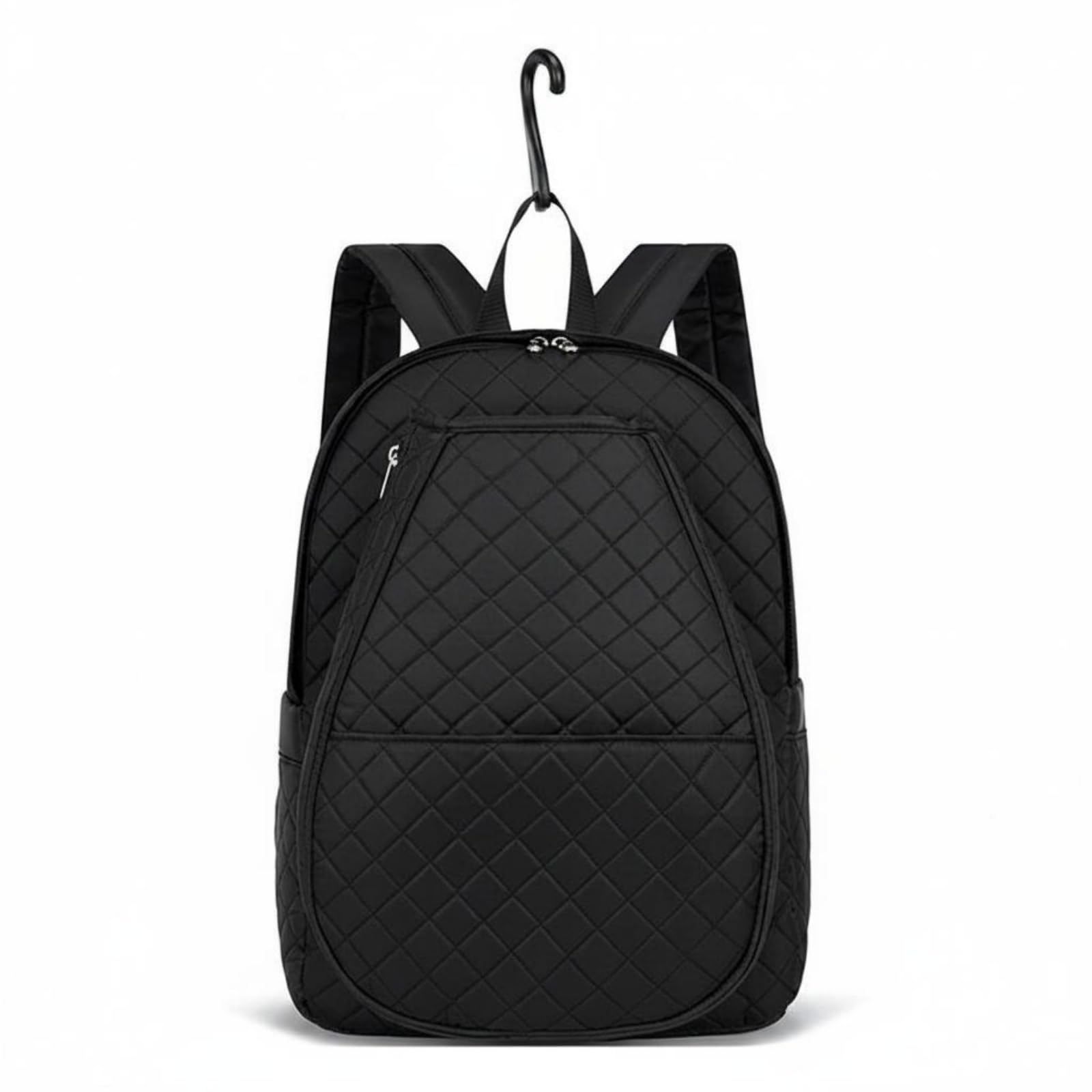 Badminton Racket Bag Convertible Carry Black Polyester | Versatile Carry Options Storage Capacity Comfort Benefit Polyester Black-image-0