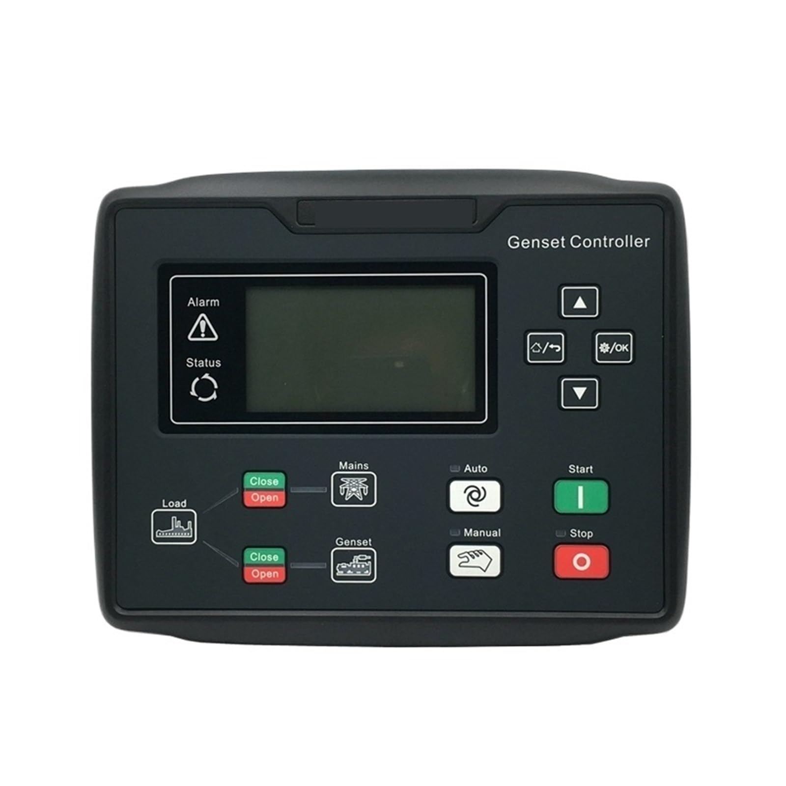 Jdilfunu Hgm6120n Hgm6110n Auto Start Generator Controller Control Module Panel Genset Parts 1Pcs(Hgm6120n)