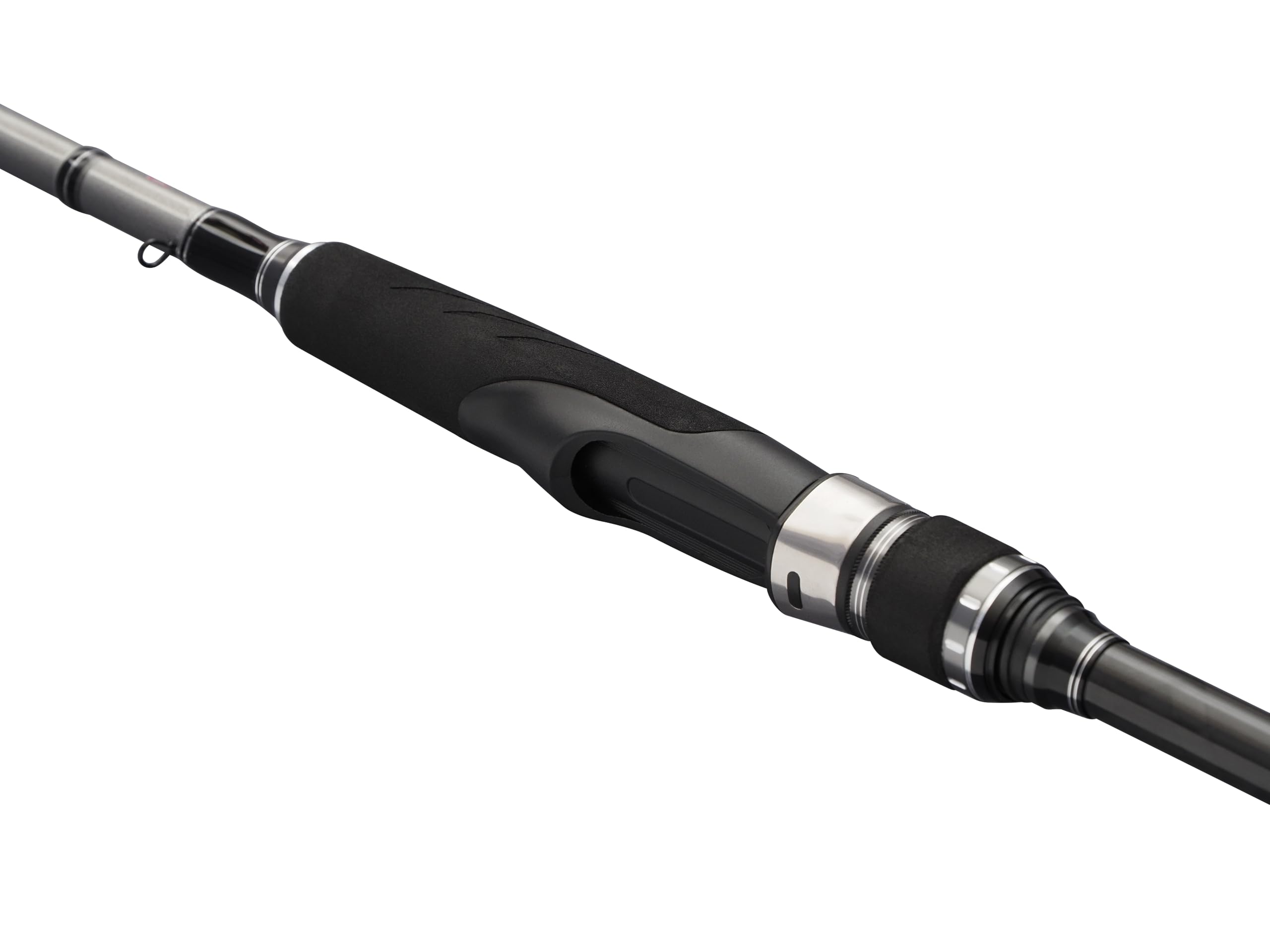 PENN Conflict X Inshore Spinning Rod, Saltwater Angler Fishing for Sea Fish, Cod, Eel, Bass, Pollock, Mackerel, Shark, Strong Leightweight & Versatile, Black Grey, Extra Fast Ambidextrous Carbon Rod