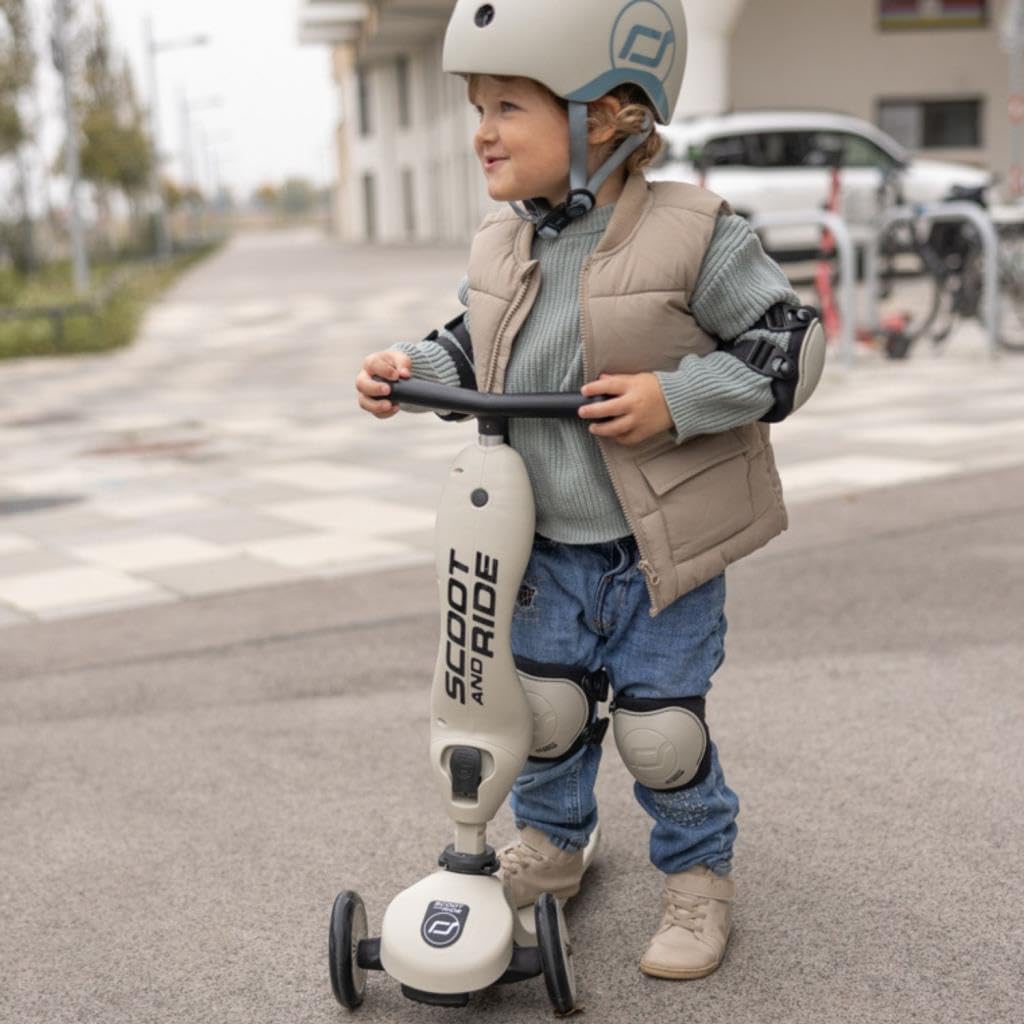 Scoot & Ride Protective Set XXS - Juego de protectores de codo y rodilleras para niños