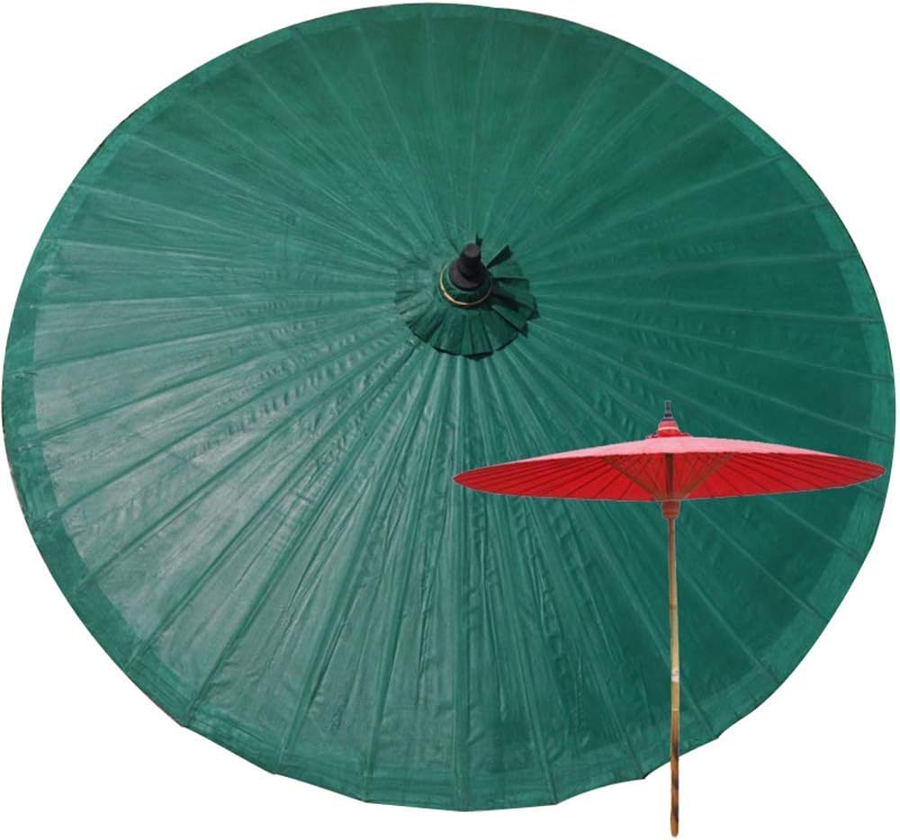 Sombrilla De Jardín De Bambú De 2 M, Anti-Ultravioleta, Sombrilla De Patio A Prueba De Lluvia, Playa Al Aire Libre, Productos Hechos A Mano, Sombrilla Decorativa De Lona, 36 Varillas De Bambú, Sin