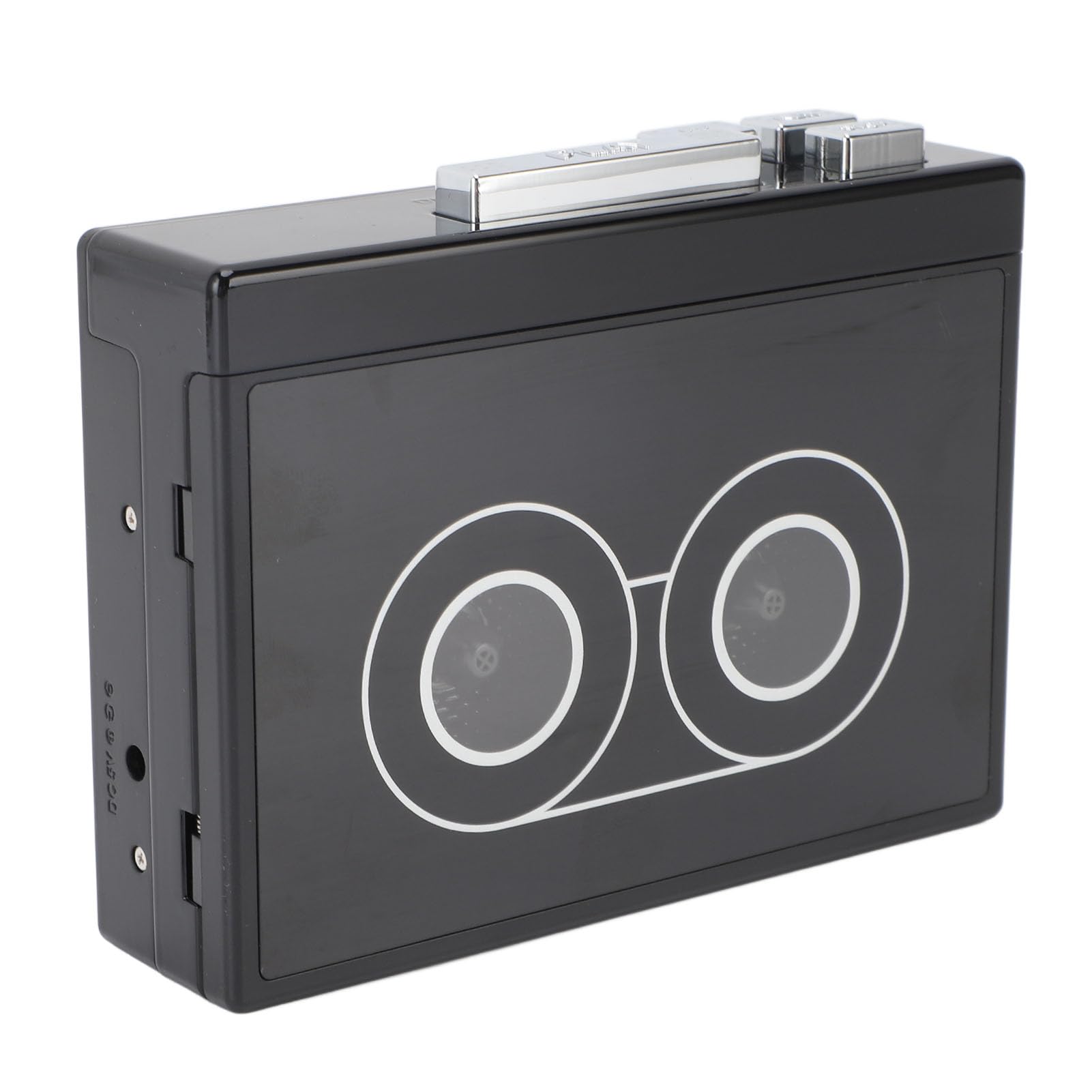 Bluetooth 5.0 Vintage Auto Reverse z Konwerterem USB MP3, Przenośny Odtwarzacz Kasetowy ze Słuchawkami (A)