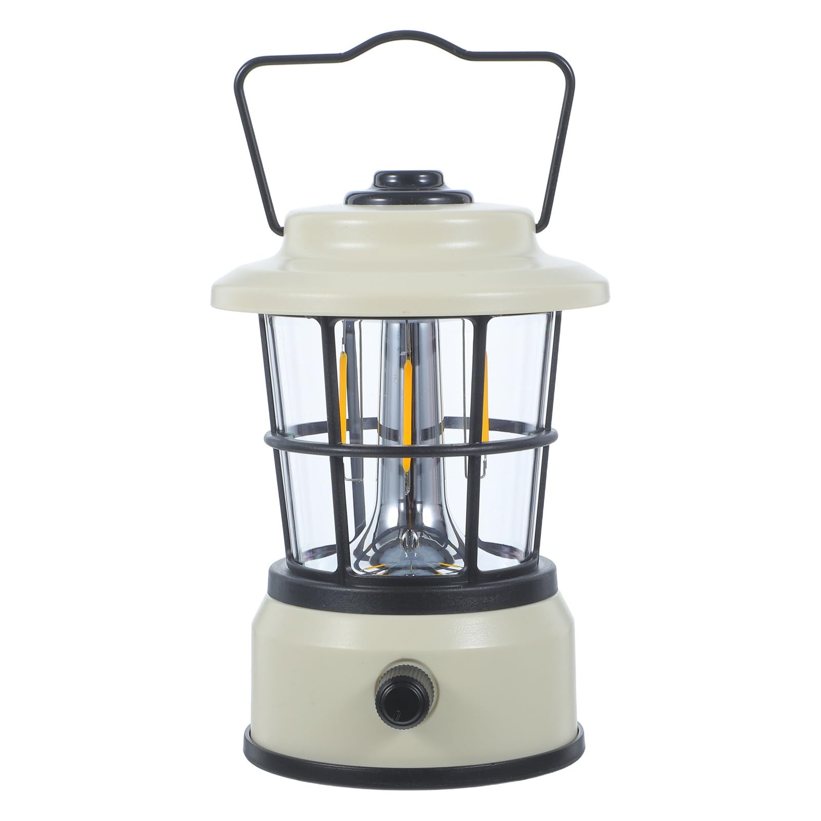 Lanterne LED rétro - Lanterne de Secours à Piles - Résistante à l'eau IPX4 - Lampe LED pour Une Utilisation intérieure et extérieure - Idéale pour Les tentes, la randonnée ou la
