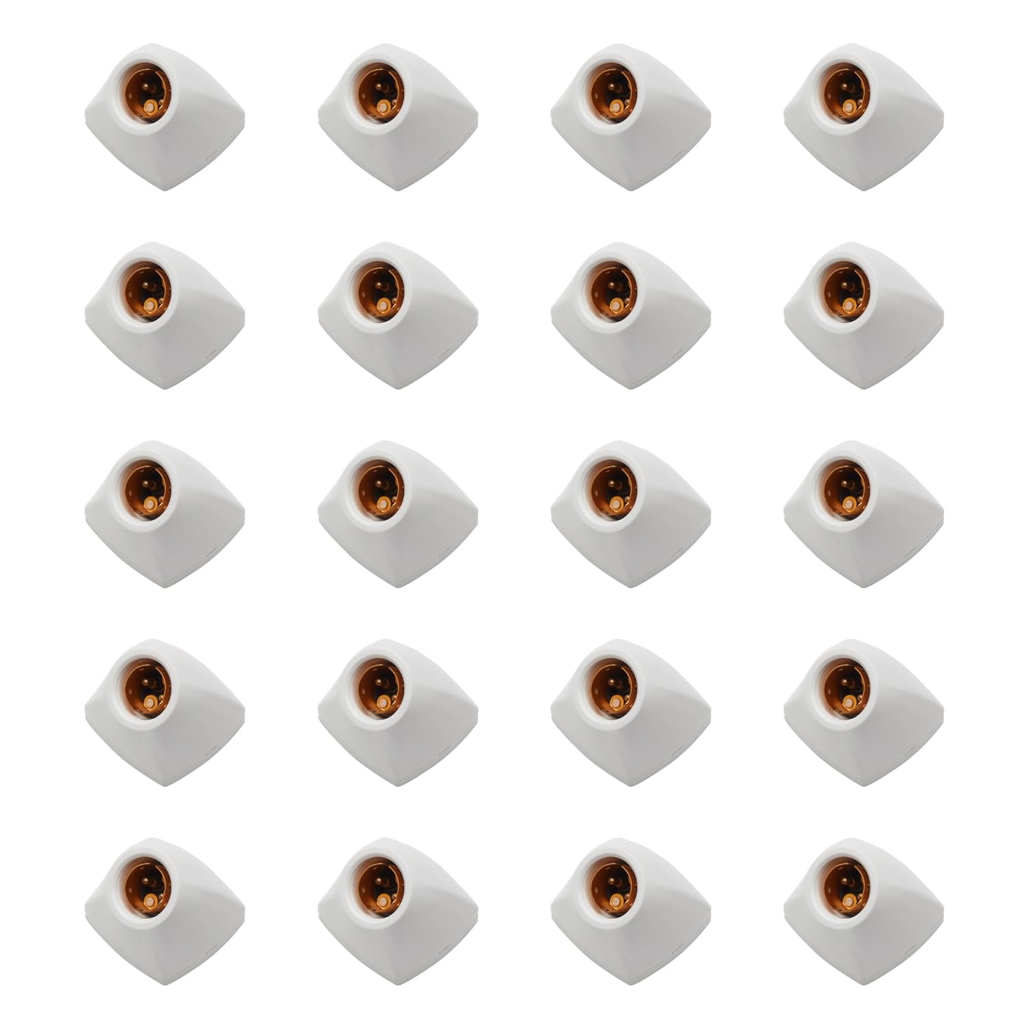 Anchor by Panasonic 6A Angle Lamp Holder fancy type 240V (White, Pack of 20)-picture-14