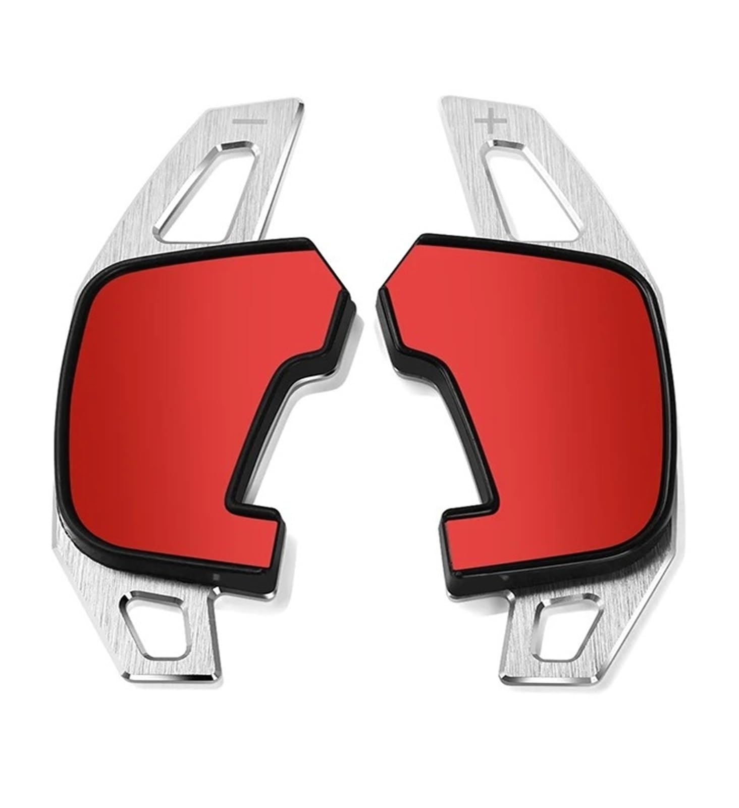 Xxiucj Car Paddle Shifter Extensions for VW for Golf for GTI for GTD for GTE for MK7 for Polo for Scirocco for Tiguan for Passat Car Wheel Shift Paddle Shifter(for Type C Silver)