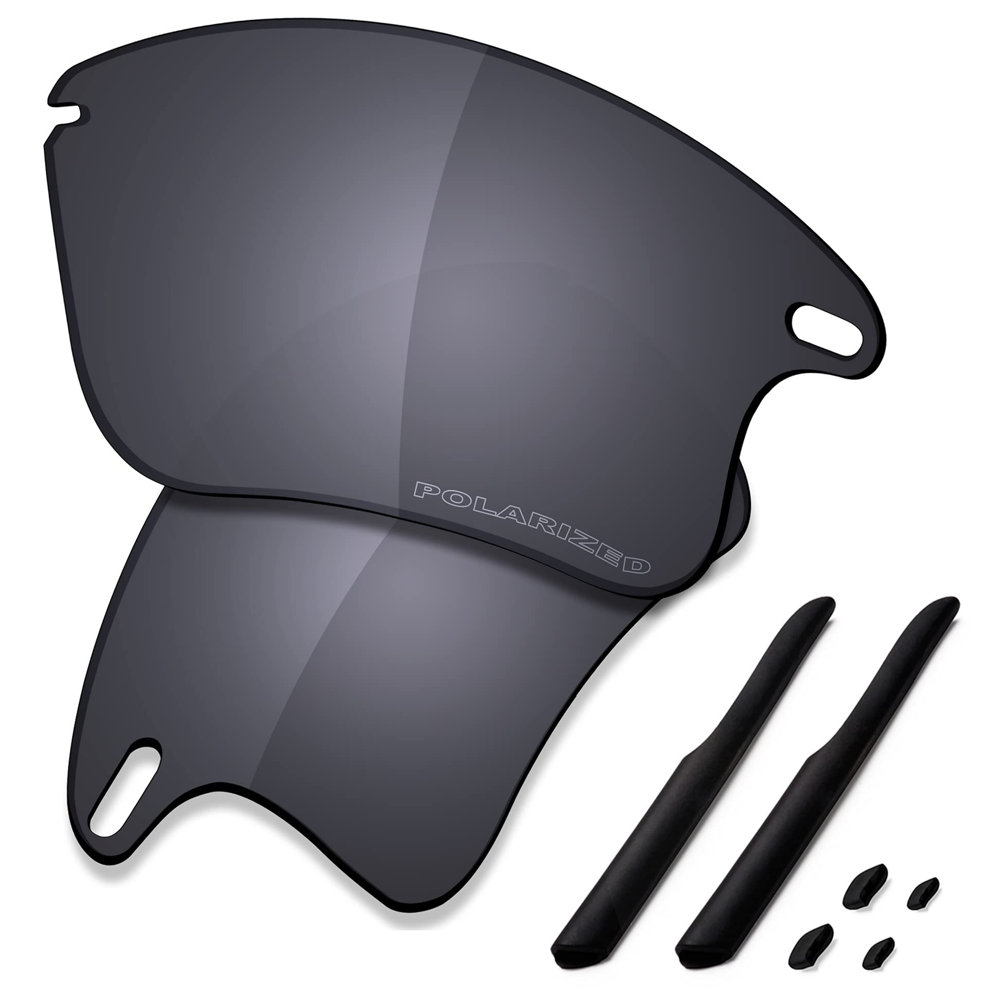 Saucer Premium-Ersatzgläser und Gummi-Kits für Oakley Fast Jacket XL OO9156 Sonnenbrillen