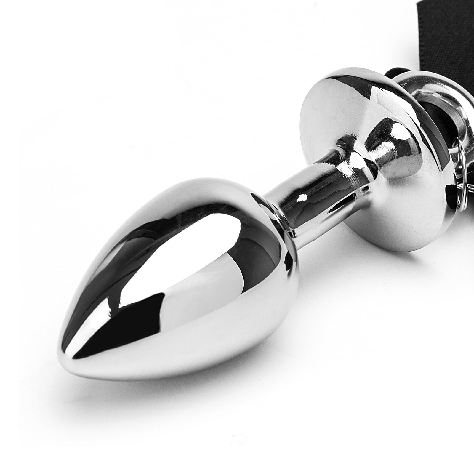 Luxury Stainless Steel Metal Anal Trainer Jewel Butt Plug SM Small Bell Adult Anal Plugs(M)