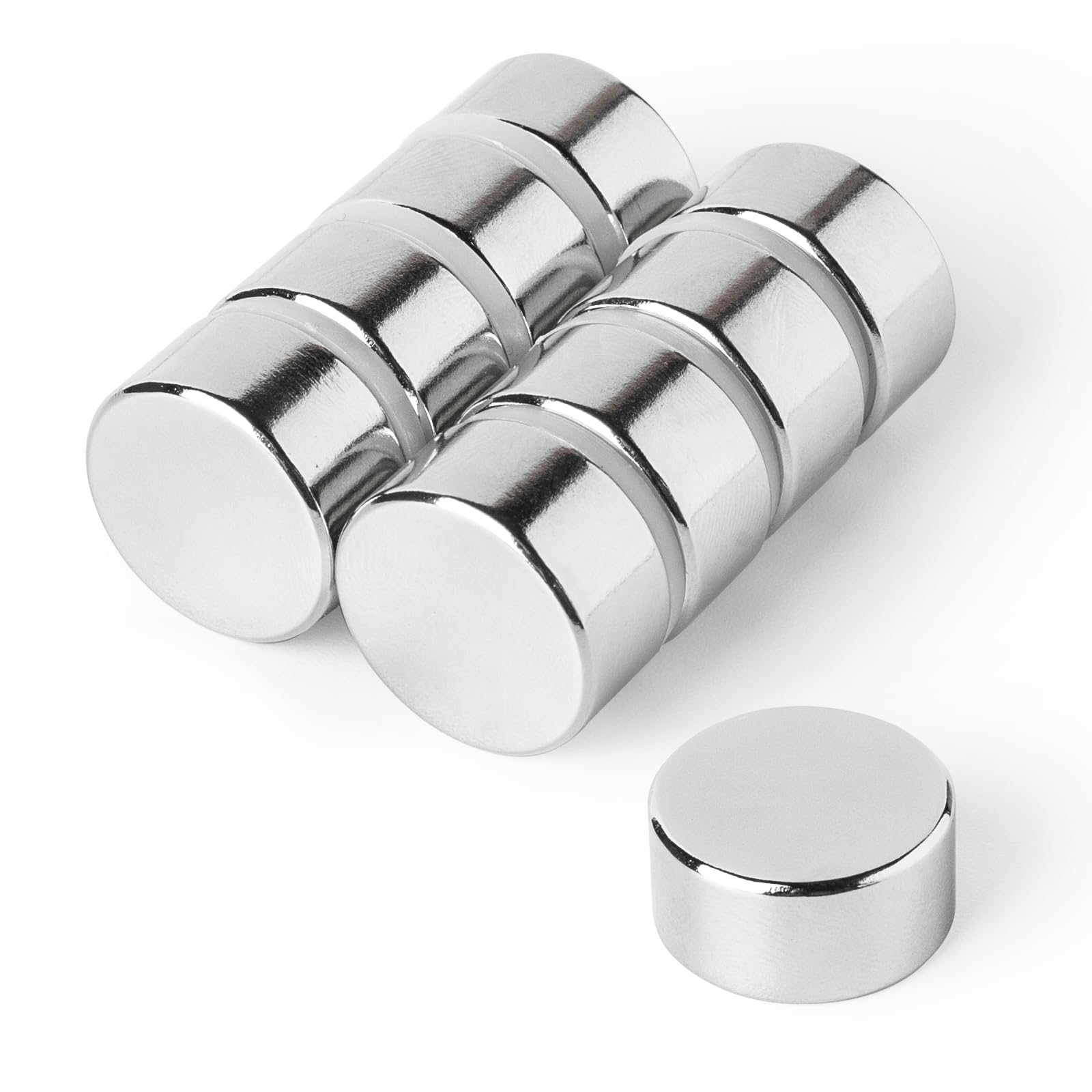Strong Magnets Neodym Magnet rund, 10 Stück, 20 x 10 mm