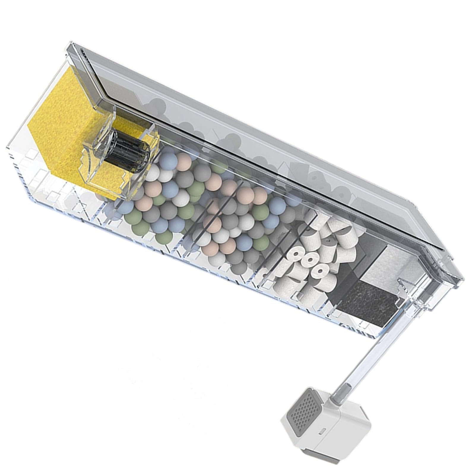 Filtre silencieux aquarium eau propre et circulation constante