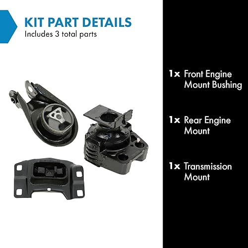 Vista 549 de TRQ Juego de montaje de motor compatible con Ford Bronco 1989-1992 F-150 F-250 F-350 1985-1997 Ranger 1994-1997 Mazda B2300