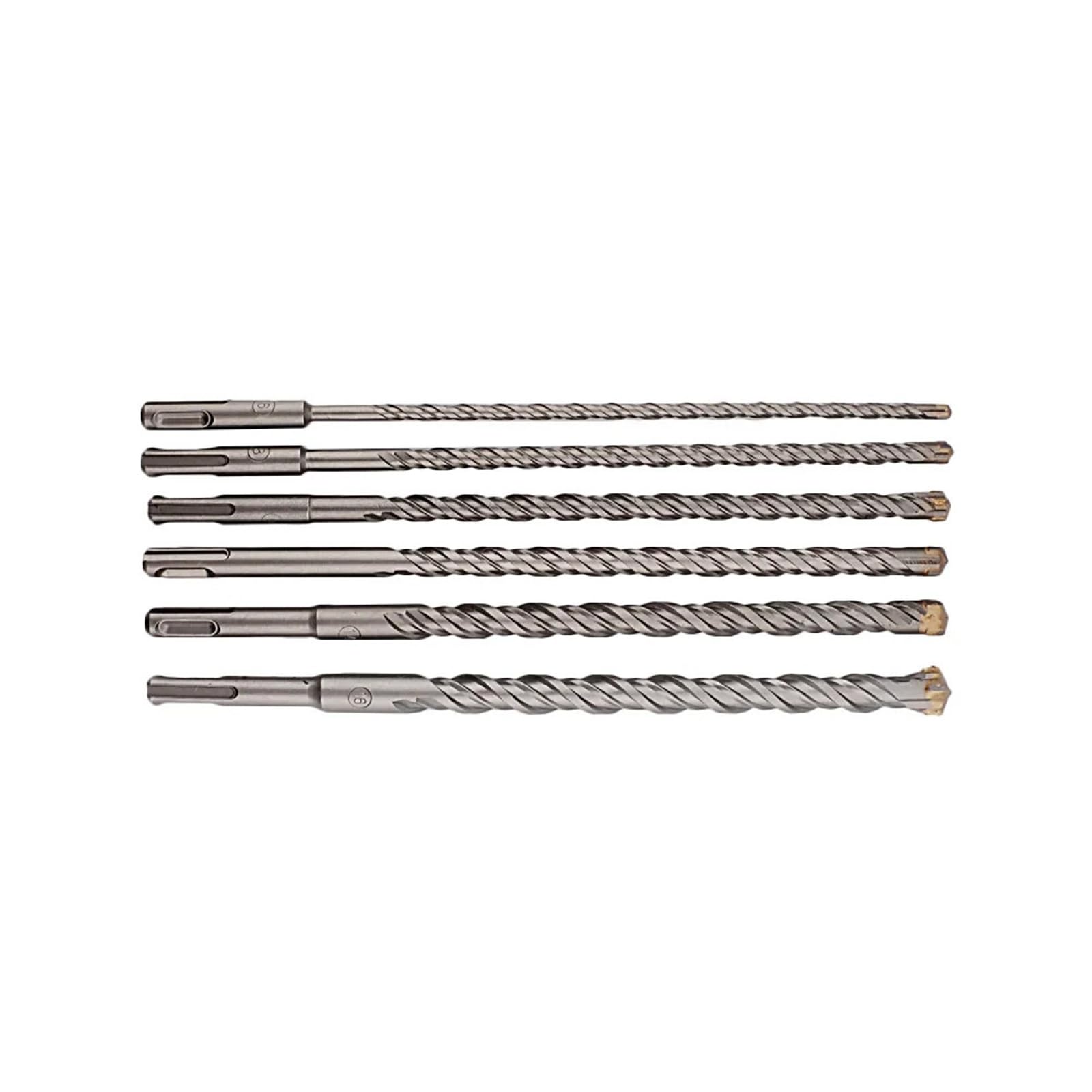 Cross Impact Hammer Drill Bit 200mm Hard Alloy Four Edge SDS Plus Four Edge Drill 1Pcs(25mm)