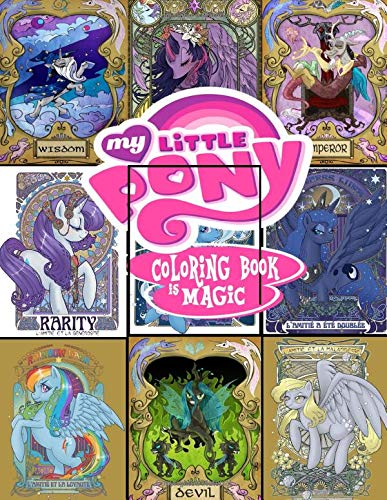 Buy My Little Pony Magic Coloring Book: 50+ beautiful and simple ...