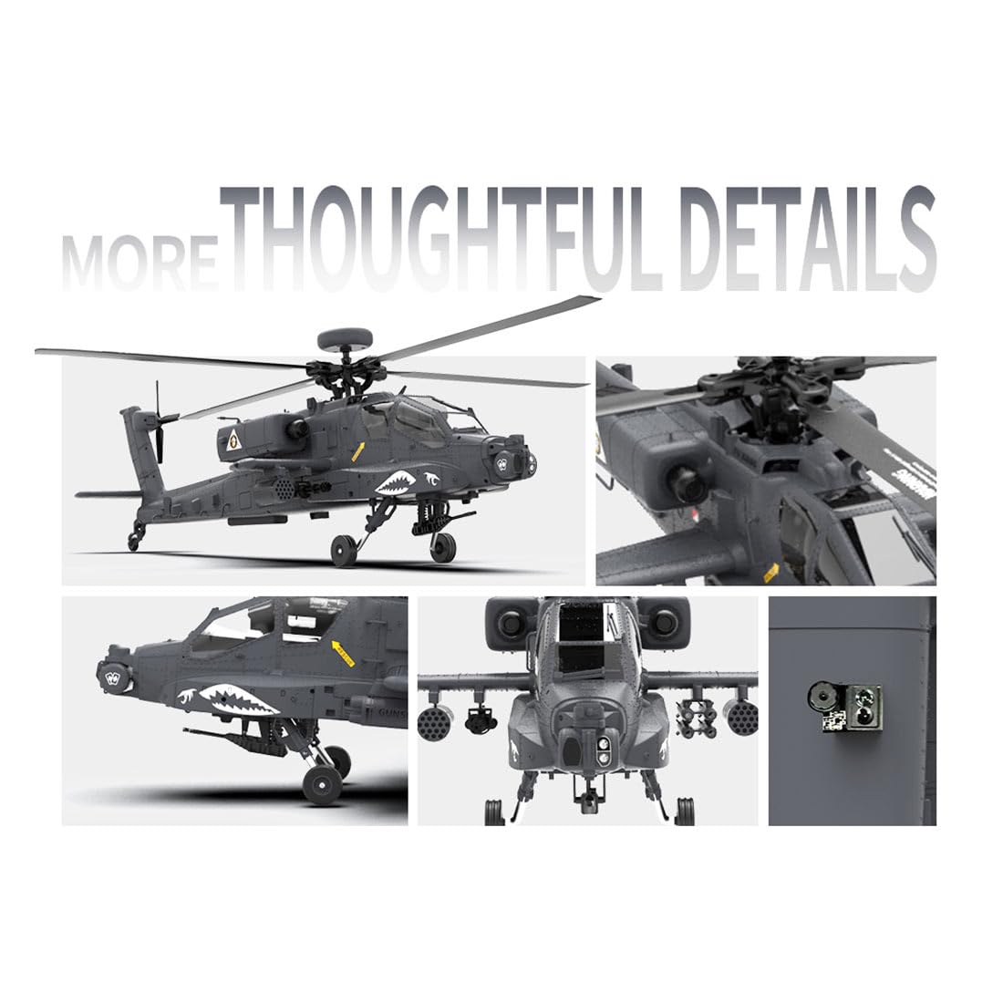 Amazon.co.jp: YU XIANG F11-S AH64 1/32スケール アパッチ