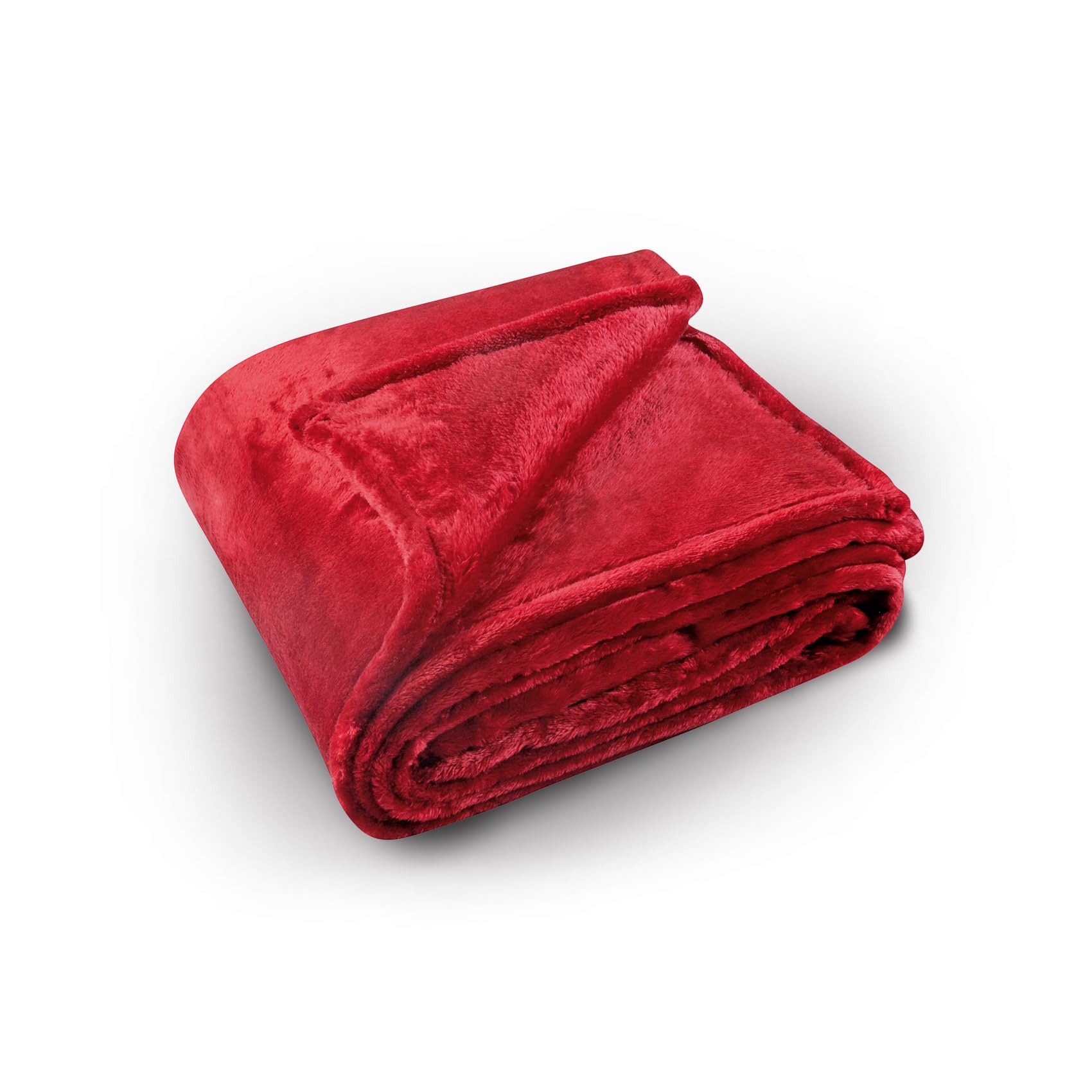 Linder 5074 Extra Soft Polyester Blanket 180 x 220 cm Red
