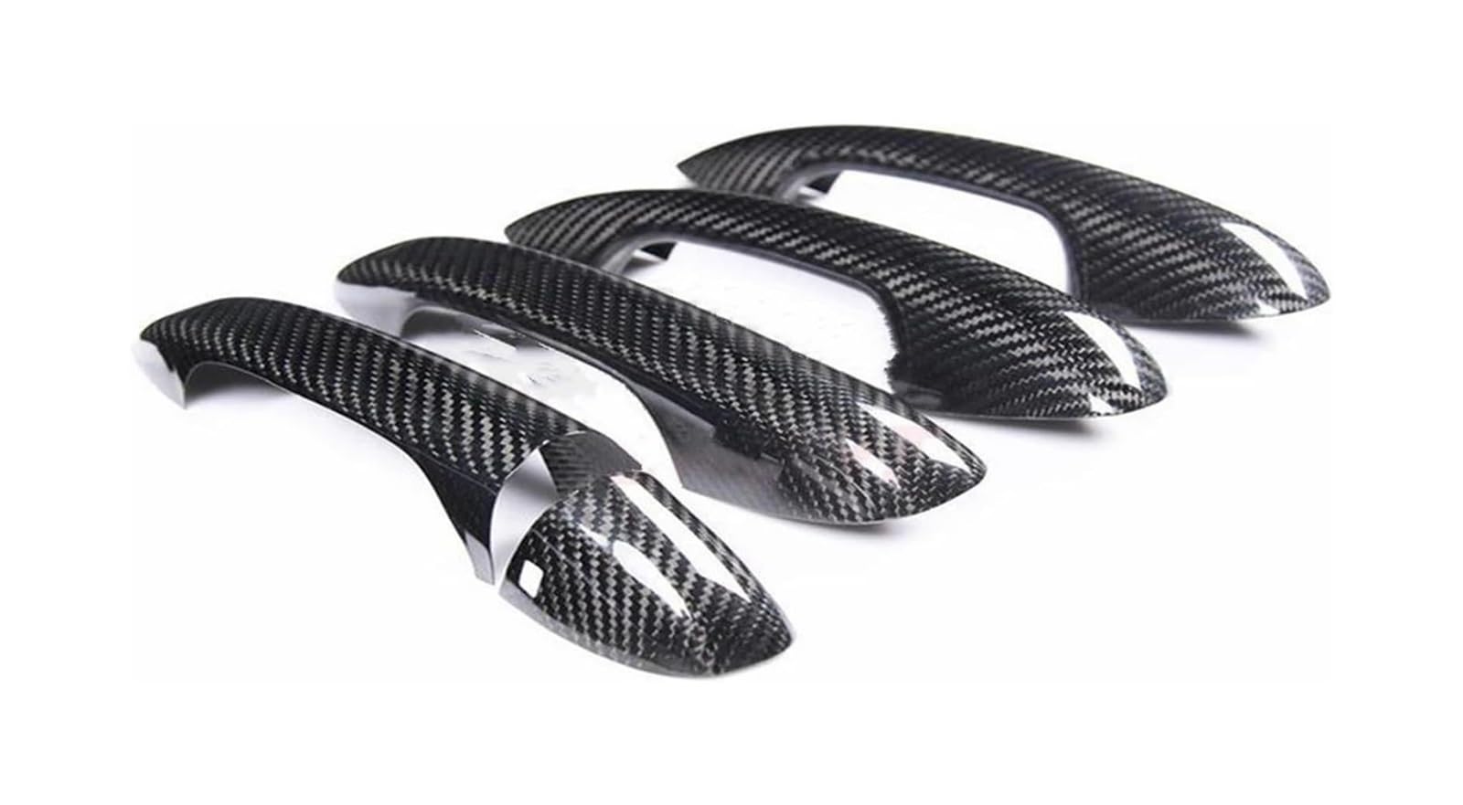 Hckclmbmzw One Color For Benz C E S Glc Gle Class W205 W213 X253 W222 C292 W167 W177 Rhd Car Inner Real Carbon Fiber Door Handle Cover Trim Door Handle Cover