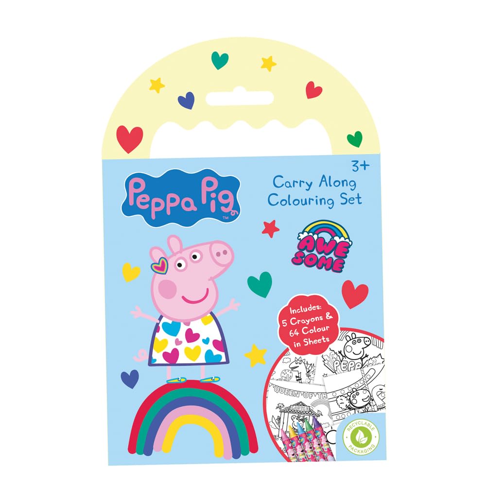Peppa Pig Creative Kids Craft Set Carry Along