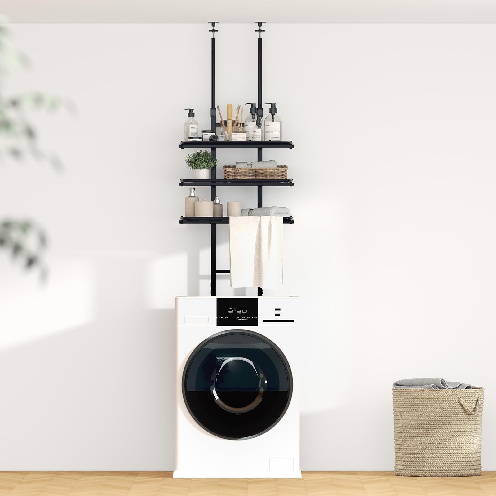 Amazon|LunarLight ランドリーラック 幅60cm奥行き27高さ203~280cm Amazon|LunarLight ランドリーラック 幅60cm奥行き27高さ203~280cm