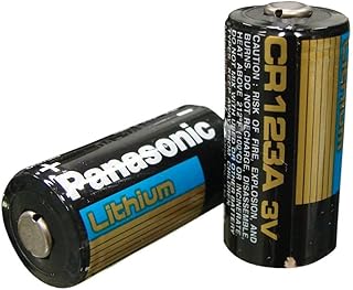 Panasonic 30212 Lithium 3V Photo Lithium Battery cr123 (Double Pack)