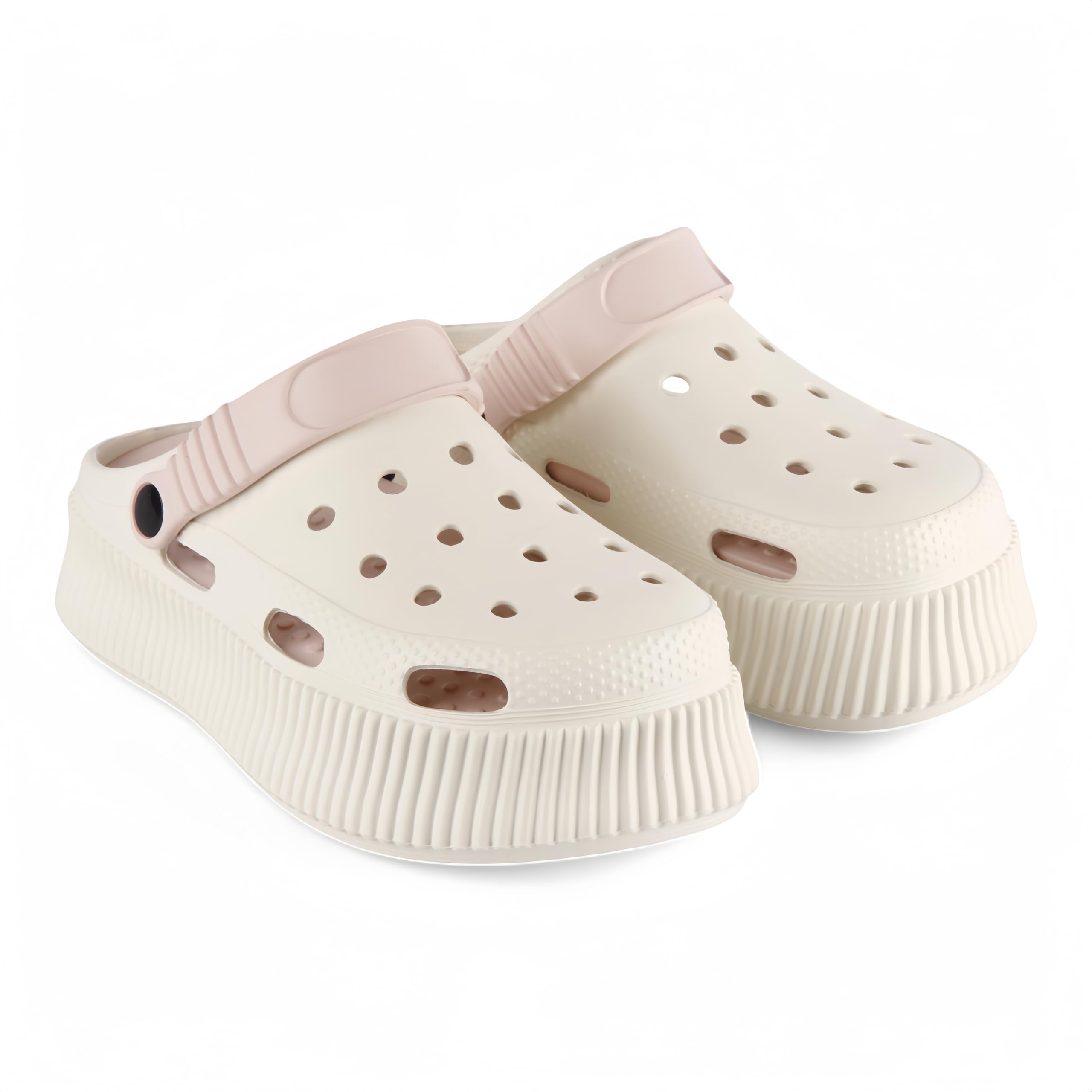 CHILLIFE Zuecos de Plataforma de Mujer, Calzado de Playa, Piscina, Jardín y Ducha, Sandalias de Verano – Fabricado en Portugal