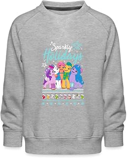 Spreadshirt My little Pony Sparkly Holidays Ugly Christmas Kids' Premium Sweatshirt