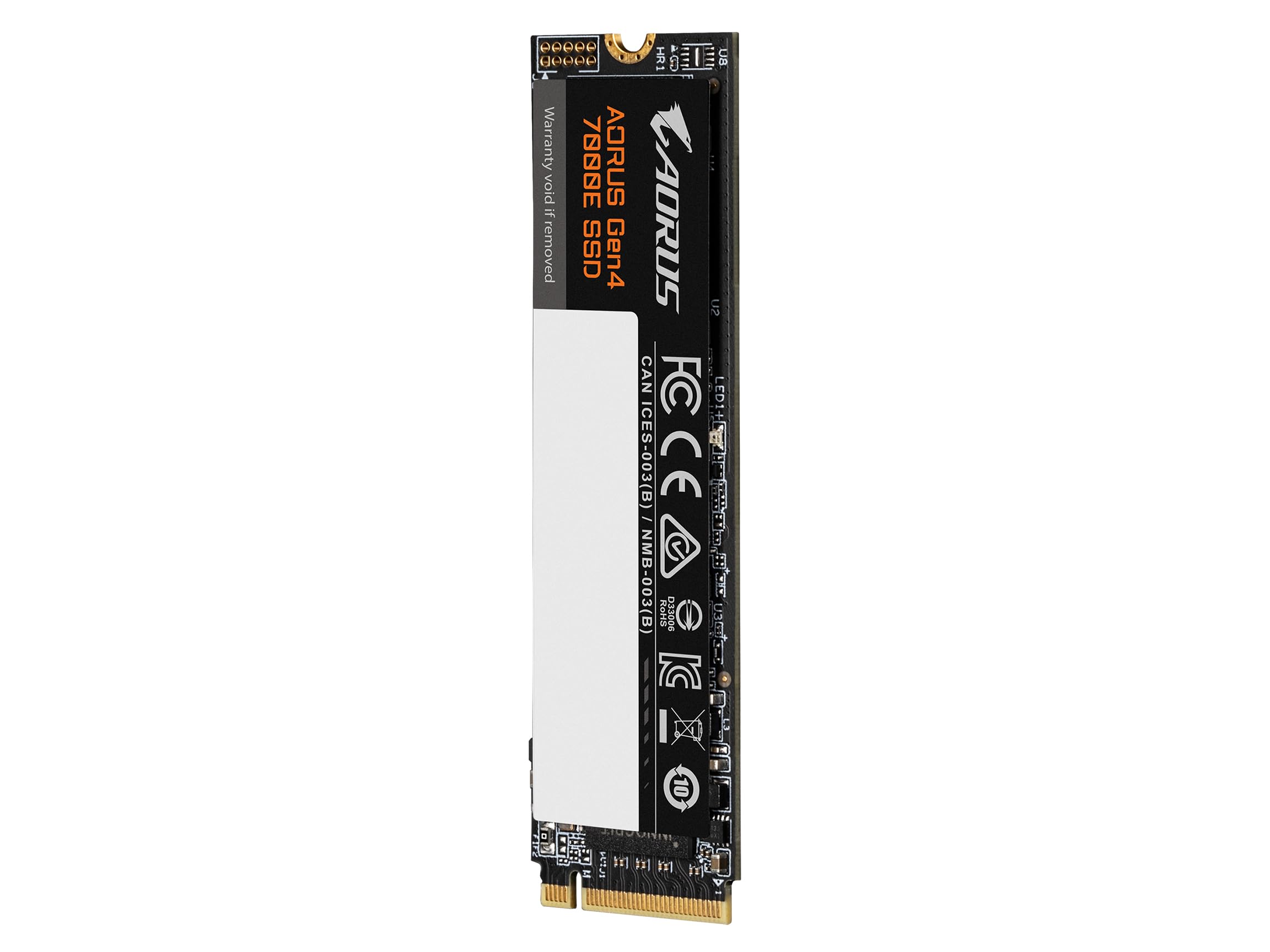 GIGABYTE AORUS Gen4 7000E - Disco Duro Interno de Estado sólido SSD PCIe 4.0 NVMe M.2 de 1 TB con Velocidad de Lectura de hasta 7100 MB/s, Velocidad de Escritura de hasta 6100 MB/s, AG470E1TB