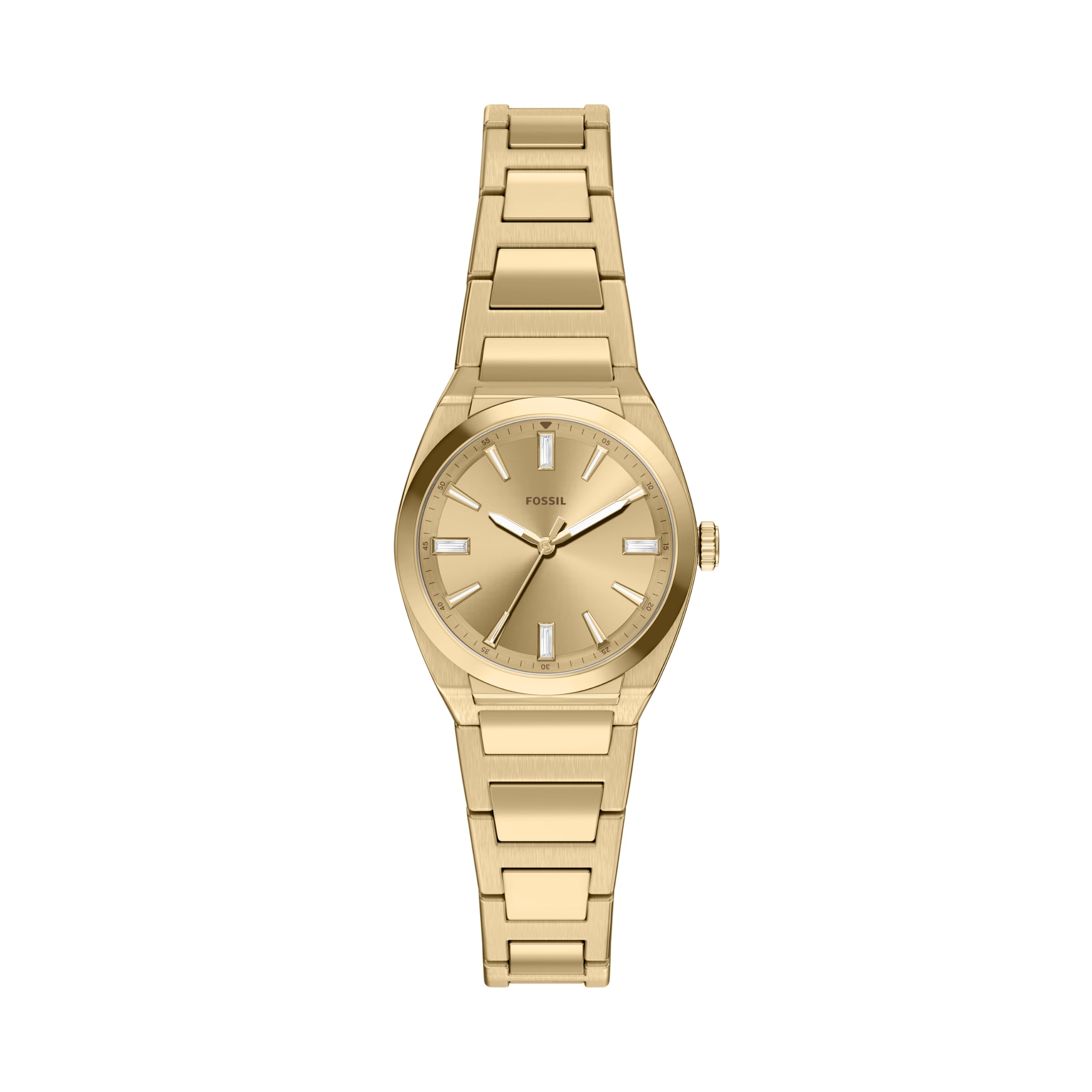 Fossil Everett Donna Orologio in acciaio inossidabile color oro 27MM, ES5492