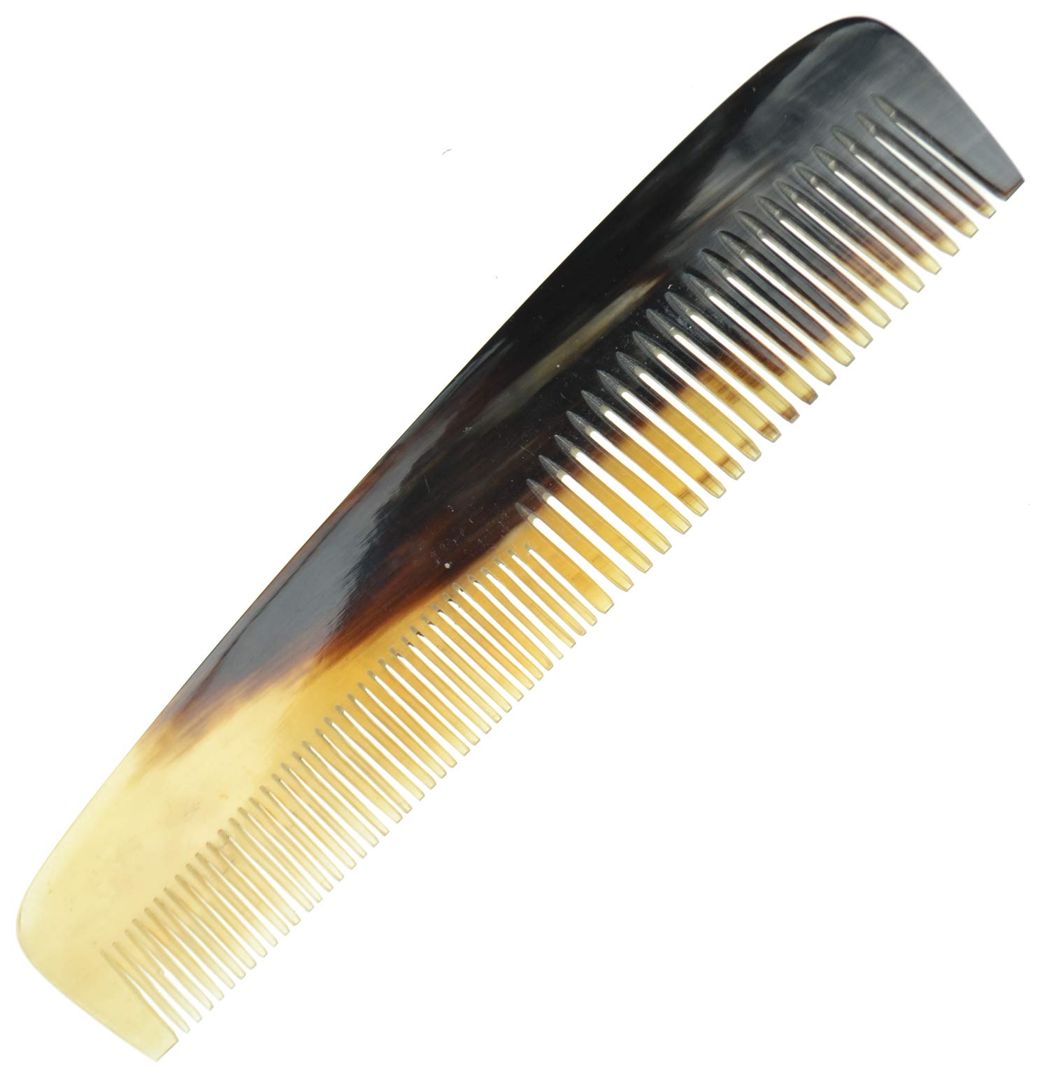 Pettine in vero corno (16,5 cm di lunghezza, colori misti)