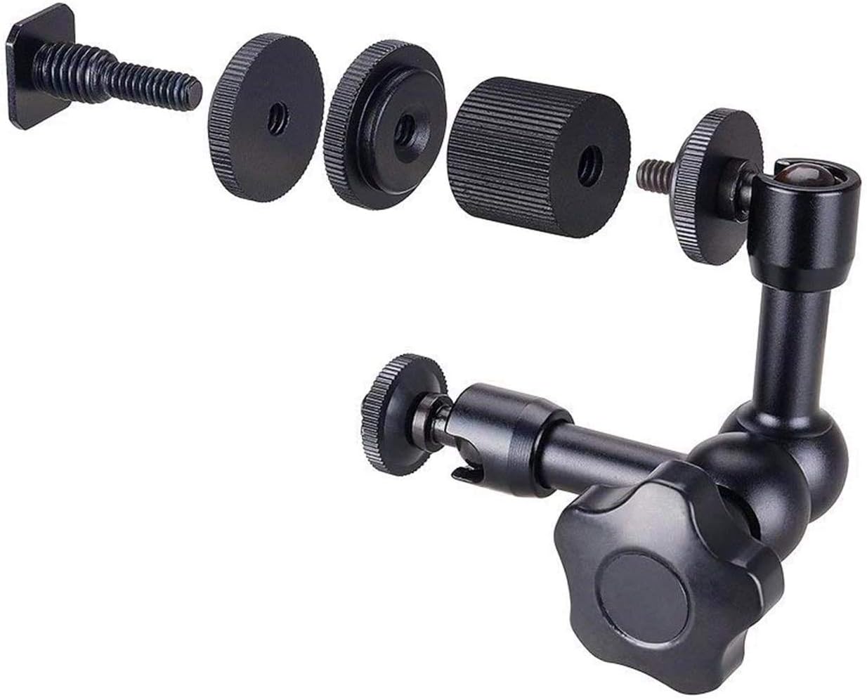 WANBY 7' Articulating Magic Friction Arm & Large Adjustable Super Clamp Pliers Clip with 1/4" and 3/8" Thread for DSLR Camera Rig, LCD Monitor, LED Flash Lights (7'Arm) - Image 8