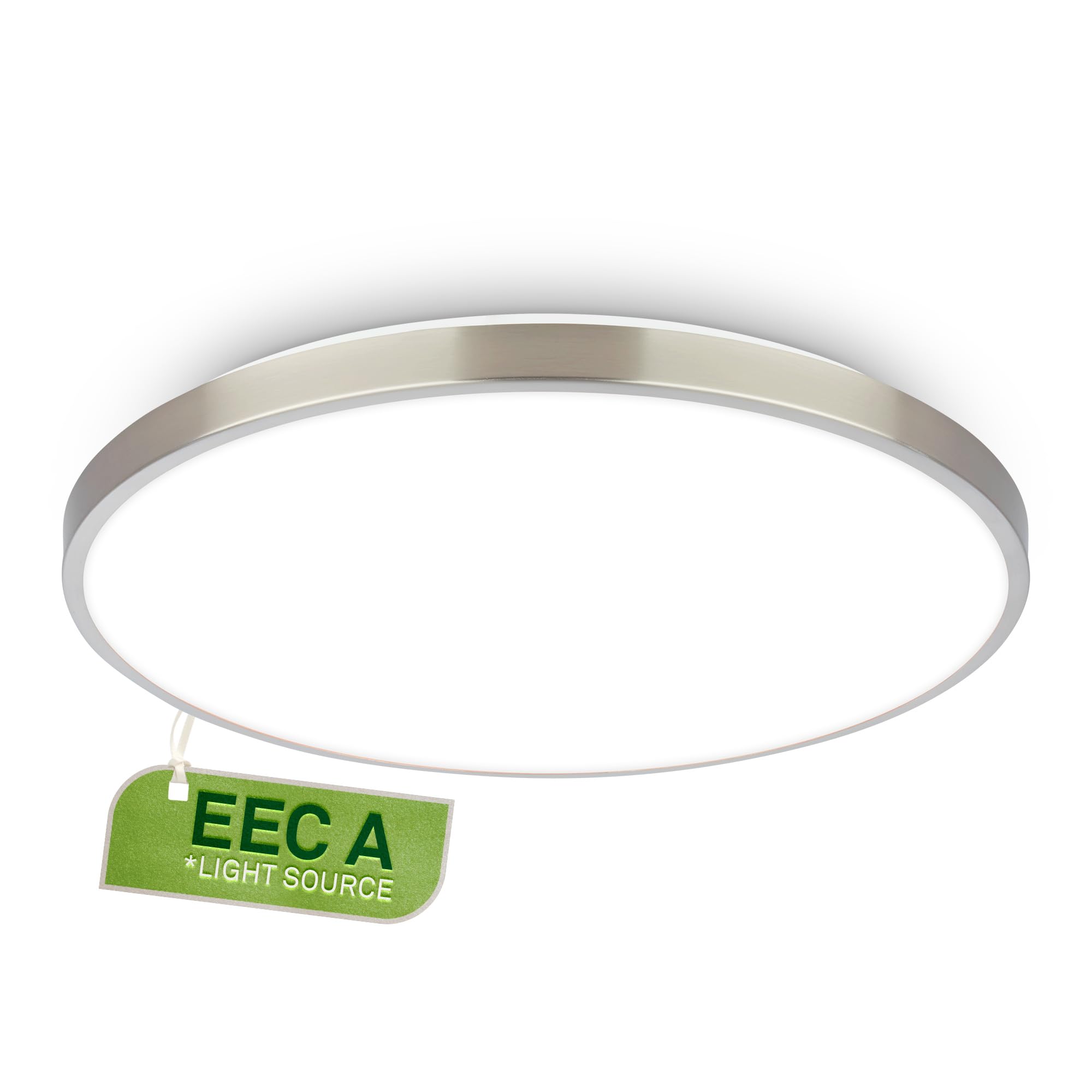 Briloner LED Ceiling Light 38cm Aluminium Metallic Silver