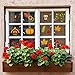 180 Pieces Thanksgiving Fall Autumn Leaves Acorns Window Sticker Maple Decorations Autumn Decals Party Decor Ornaments